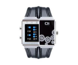 THE ONE - Slider Dual Time Watch - - Accessories - Uomo - Grigio - ONE SIZE