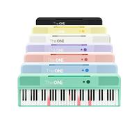 The ONE Smart Keyboard COLOR 61 tasti Digital Piano, tastiera portatile per principianti, 256 toni sonori, 64 polifonia, luci LED integrate e app gratuite (verde)