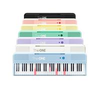 The ONE Smart Keyboard COLOR 61 tasti Digital Piano, tastiera portatile per principianti, 256 toni sonori, 64 polifonia, luci LED integrate e app gratuite (blu)