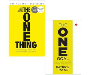 The One Thing By Gary Keller, Jay Papasan & The One Goal By Patrick Rayne 2 Books Collection Set