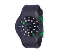 The One Unisex Binary Quartz Watch with Rubber Strap MK202G3