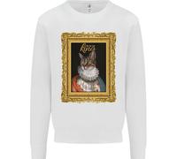 The One Vero Gatto King Divertente Bambini Felpa Maglione