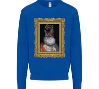 The One Vero Gatto King Divertente Bambini Felpa Maglione