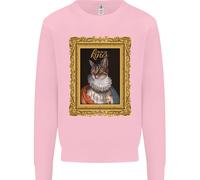 The One Vero Gatto King Divertente Bambini Felpa Maglione