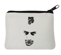The one who Drives Taxi Art - Portamonete in neoprene, 10 x 11 cm, colore: Bianco