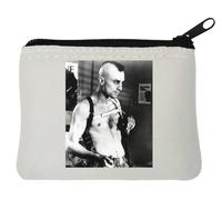 The one who Drives Taxi Photo - Portamonete in neoprene, 10 x 11 cm, colore: Bianco