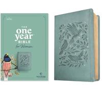 The One Year Bible for Women: Nlt, Leatherlike, Birdsong Teal