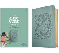 The One Year Bible for Women: Nlt, Leatherlike, Birdsong Teal
