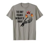 The Only Orange Monarch I Want We Only Need One No Kings USA Maglietta
