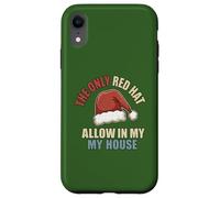 The Only Red Hat Permesso Retro Santa Anti Trump Natale Custodia per iPhone XR