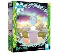 USAopoly- Rick & Morty Shy Pooper 1,000-Piece Puzzle And Mory, Multicolore, PZ085-666-002000-06