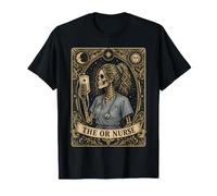 The OR Nurse Funny Nurse Halloween Shirts Tarocchi Maglietta