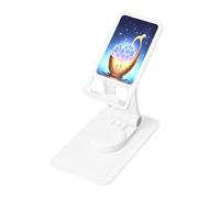 The orb of Dreams - Supporto da scrivania regolabile per iPhone e tutti i telefoni, rotazione a 360°, pieghevole integrato, base quadrata