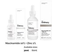 The Ordinary Niacinamide 10% + Zinco 1% 30 ml, 60 ml, Kbeauty, Cosmetico coreano