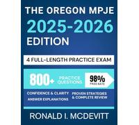 The Oregon MPJE 2025-2026 Edition: Your Complete Roadmap to Navigating Pharmacy Law, Featuring Targeted Review, Realistic Practice Questions, and Clear Legal Breakdowns.