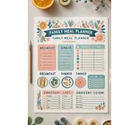 The Organized Kitchen: A Family Meal Planner for Simplified Grocery Shopping