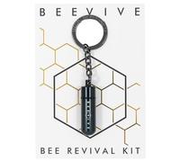 The Original Bee Revival Kit - Portachiavi grigio antracite contenente uno sciroppo di cibo per api per aiutare un'ape stanca. In confezione riciclata con targhetta identificativa BEE, Grigio, Taglia