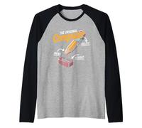 The Original Computer Is Pencil Sarcastic Tech Print Elimina Maglia con Maniche Raglan