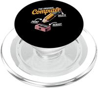 The Original Computer Is Pencil Sarcastic Tech Print Elimina PopSockets PopGrip per MagSafe