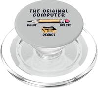 The Original Computer Sarcastico Divertente IT Tech Stampa Elimina PopSockets PopGrip per MagSafe