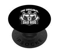 The Original Dad Bod Muscle Flexing Emblem PopSockets PopGrip Intercambiabile