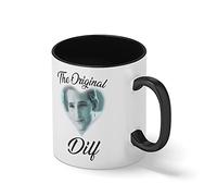 The Original DILF Carlisle Cullen Twilight Saga Merch Bianco tazza di caffè con Nero Rim & Handle Mug