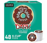 The Original Donut Shop Caffè tostato scuro, capsule K-Cup, 48 pezzi | Extra Bold Brew, Orthodox Union Kosher, 100% di fonti responsabili, senza ingredienti artificiali, compatibile con macchine