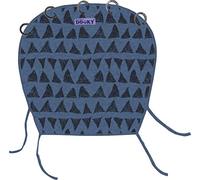 Dooky Tendina parasole 126623 per passeggino – Universale, traspirante, blu con triangoli