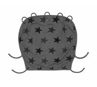The Original Dooky 126702 Tendina per Sole Vento per Passeggino e Carrozzina, Universale, Regolabile e Traspirante, Grigio con stelle tono su tono - Grey Stars