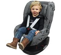 The Original Dooky 126826 Copri Seggiolino Auto Gruppo 1+ Universale, Grigio con Stelle