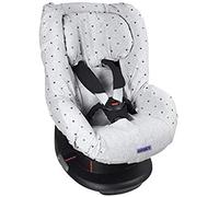 The Original Dooky 126831 Copri Seggiolino Auto Universale Gruppo 1+, Grigio con Coroncine