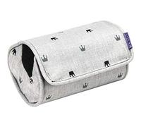 The Original Dooky 126948 Cuscino Porta Ovetto Universale, Grigio con Coroncine