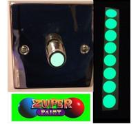 The Original E Migliore glow in dark Vinile Interruttore Luce Tondi Adesivi X 10