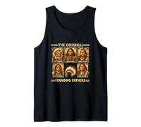 The Original Founding Fathers Nativo Americano Funny Meme Gag Canotta