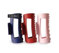 The Original Mello - Molletta per capelli Squishy (rosa, rosso, blu, 3 pezzi) Made in Korea