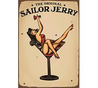 The Original Sailor Jerry Pin Ups Targa da parete in metallo pubblicitario cartello in metallo decorazione metallo poster 20 x 30 cm A32