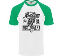 The Original Strada Bruciatore Motociclista DA UOMO S/S Baseball T-Shirt