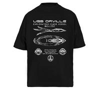 The Orville Ecv-197 Ship Schematic - Maglietta da uomo, taglia unica, colore: Nero, Nero , XL
