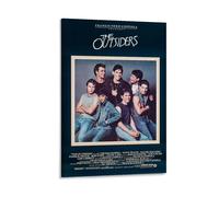The Outsiders 70s 80s - Poster artistico su tela, da parete, per foto, quadri, decorazione per la casa, 30 x 45 cm