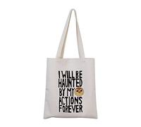 The Owl House - Borsa a secchiello con scritta "I Will Be Haunted By My Actions Forever", idea regalo per fan, Actions Forever Tote, Small