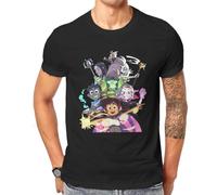 The Owl House Colours of Magic Tshirt Top Graphic Men Goth Men's Clothing Cotton Harajuku T Shirt Black M