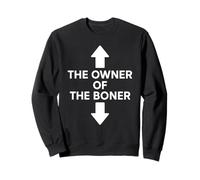 The Owner of the Boner - Statement con freccia e puntina Felpa