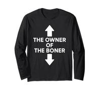 The Owner of the Boner - Statement con freccia e puntina Maglia a Manica
