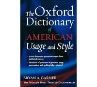 Bryan A. Garner The Oxford Dictionary of Usage and Style (Tascabile)