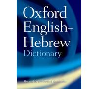 N. S. Doniach The Oxford English-Hebrew Dictionary (Tascabile)