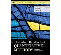 The Oxford Handbook of Quantitative Methods, Volume 1 (Oxford Library of Psychology): Foundations