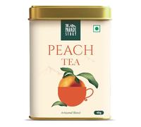 The Pahadi Story Refreshing Peach Fruit Tea 40gm, Perfect for Hot or Iced Tea, Made with Real Peaches and Whole Loose Green Tea