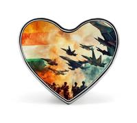 The Pakistan India Wars Simpatica Spilla Distintivo A Forma di Cuore Pin Cappello Abbigliamento Gioielli Accessori Regali per Festa di Nozze