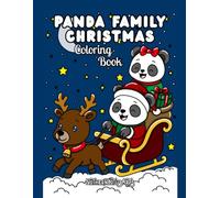 The Panda Family Christmas Coloring Book