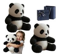 The Pandy - Emotional Healing on Demand, 2025 New Ultra-Soft Panda Plush Mimics The Natural Movements Like a Real Panda, Panda Toy for Soothing Sleep, Comfort, and Loneliness Relief (*2)